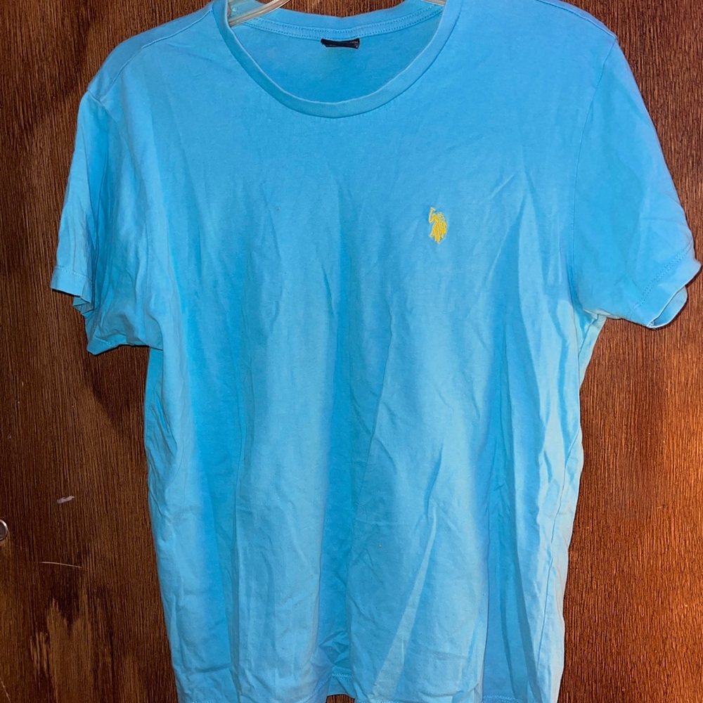 Blue polo T-shirt